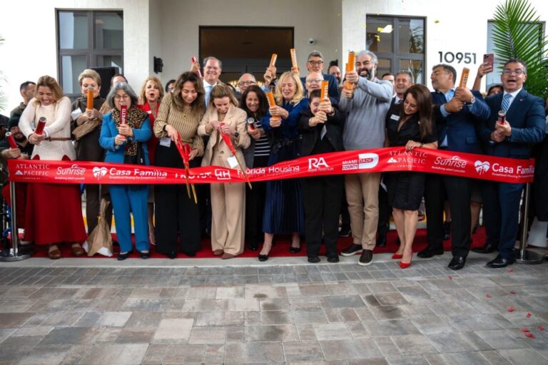 Pinnacle and community leaders celebrate the grand opening of Casa Familia in Miami-Dade, an inclusive affordable housing community for adults with intellectual and developmental disabilities featuring independent living apartments and smart-home technology.