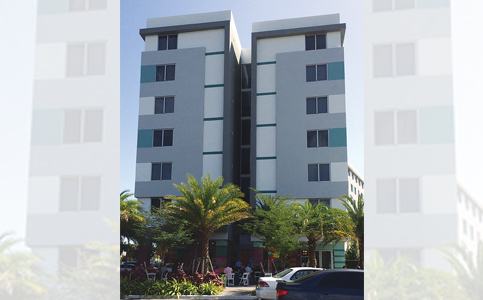 Pinnacle’s Caribbean Isles affordable senior housing development in Miami-Dade County located near the South Dade TransitWay and Bus Rapid Transit station for residents age 62 and older.